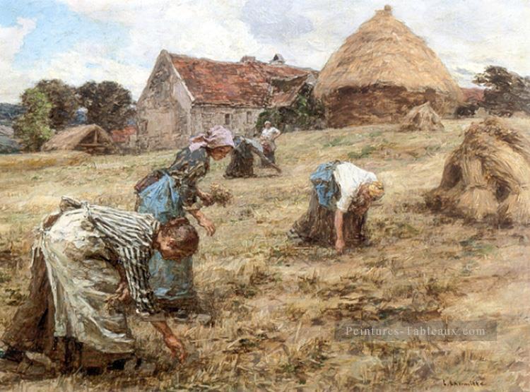 Les Glaneuses 1898 scènes rurales paysan Léon Augustin Lhermitte Peintures à l'huile